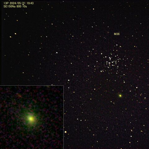 オルバース彗星13P(Olbers)とM36