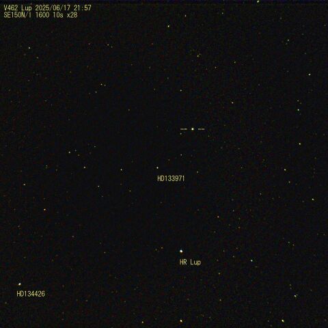 おおかみ座の新星　V462 Lup