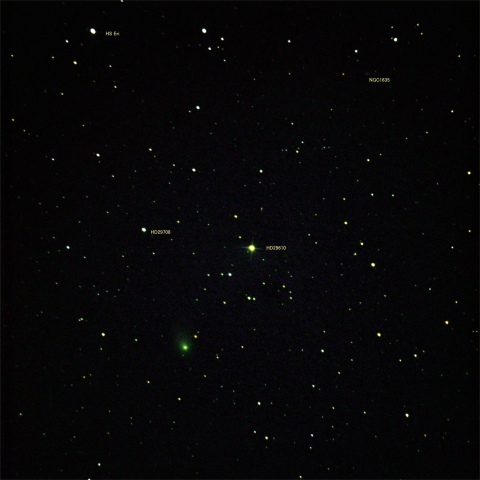 遠ざかるZTF彗星　C/2022 E3