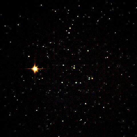 火星とプレセペ星団の通過