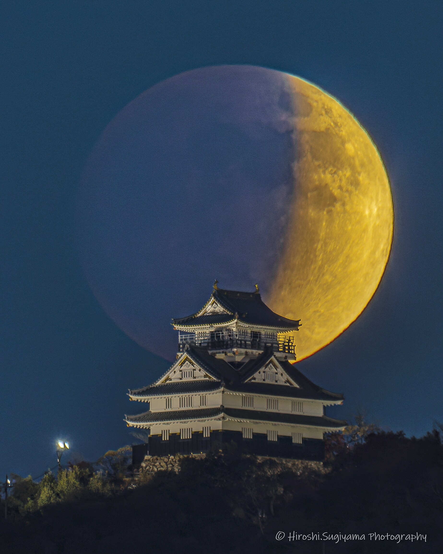 名古屋城 ～中秋の名月～ by ぎんじろう （ID：2792069） - 写真共有サイト:PHOTOHITO