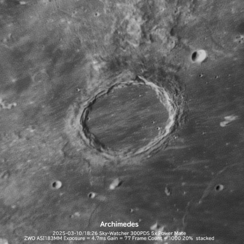 2025-03-10 Archimedes crater