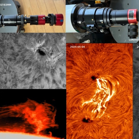 APM ZTA 140 based solar telescope