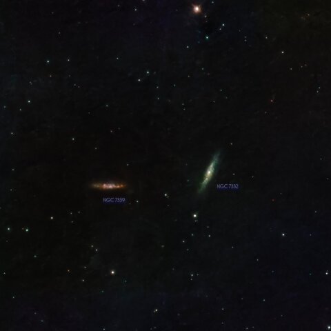 NGC7332, 7339