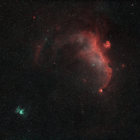 IC2177 かもめ星雲 ／ NGC2359 トールの兜星雲