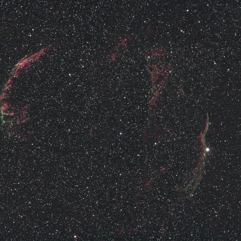 NGC6960・NGC6992-5　網状星雲