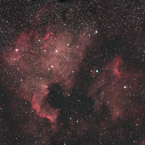NGC7000・IC5067　北アメリカ星雲・ペリカン星雲