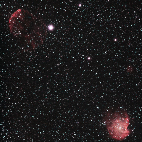 モンキー星雲 NGC2174 ～ くらげ星雲 IC443