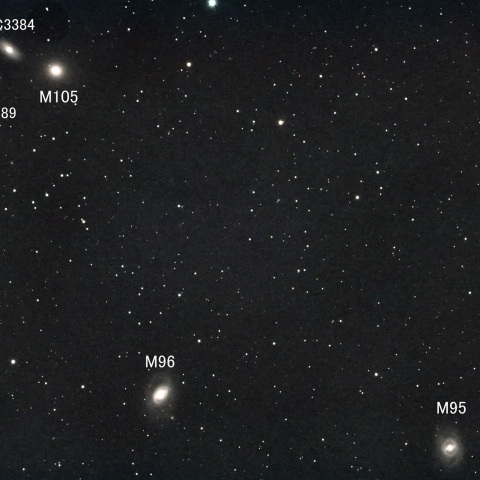 もう一つのしし座トリオ銀河 M95/M96/M105