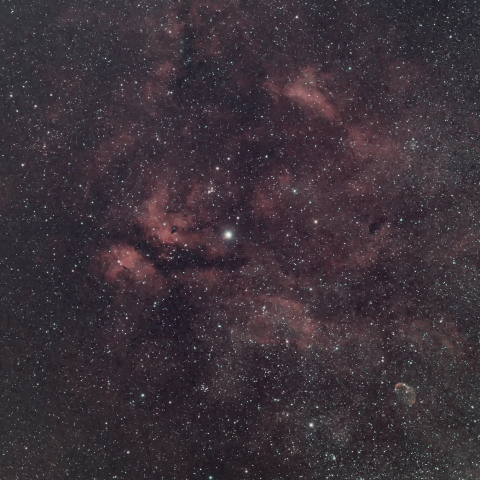 はくちょう座γ星（サドル）付近