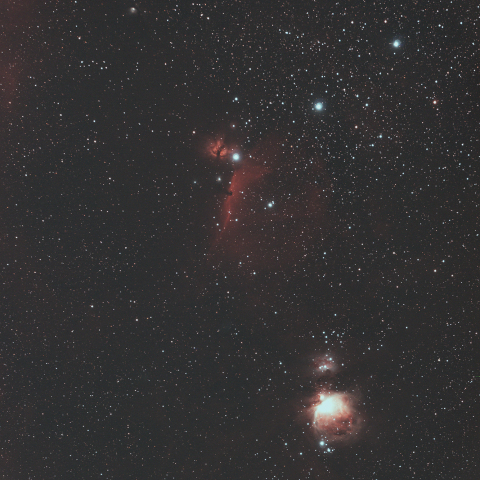 オリオン座中心部