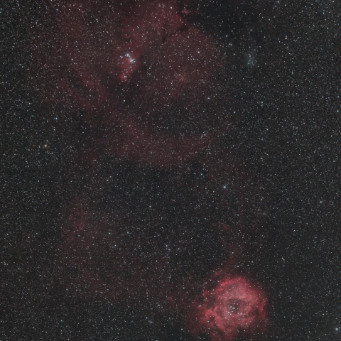 いっかくじゅう座の散光星雲