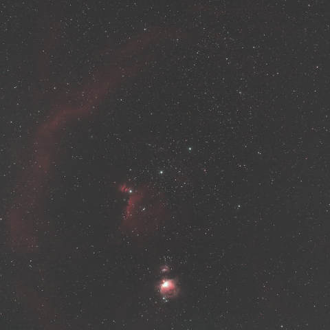 オリオン座の散光星雲 (M42/IC434/Sh2-276)