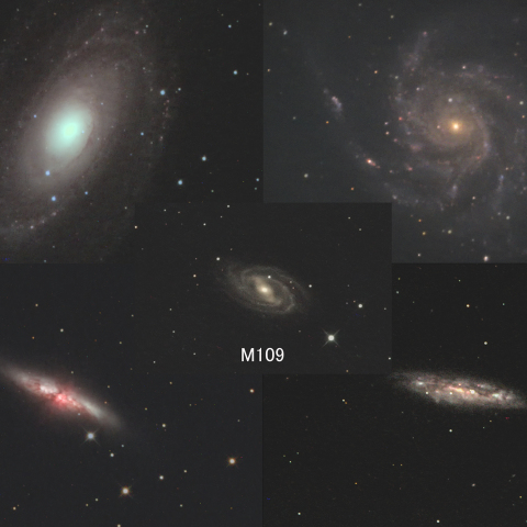 春の銀河祭り（おおぐま座M銀河）