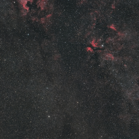 はくちょう座の散光星雲