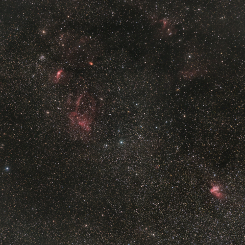 NGC7635 バブル星雲 / Sh2-157 クワガタ星雲