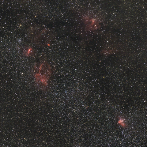 NGC7635 バブル星雲 / Sh2-157 クワガタ星雲