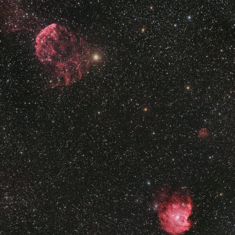 IC443 くらげ星雲 / NGC2174 モンキー星雲