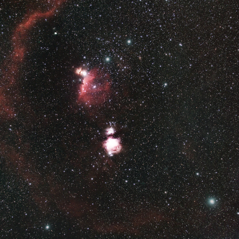 オリオン座中心部