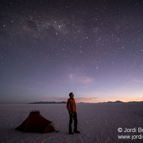 Me and my tent under the stars