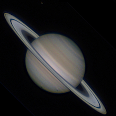 土星の衛星　衛星の通過