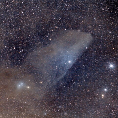 習作　青い馬の首星雲