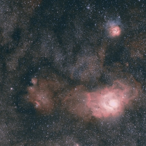 M8 M20 猫の手星雲