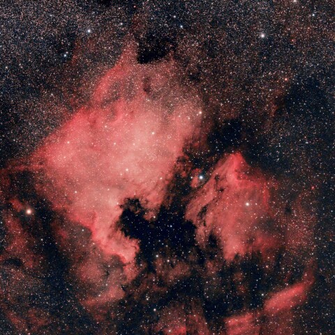 北アメリカ星雲　ペリカン星雲