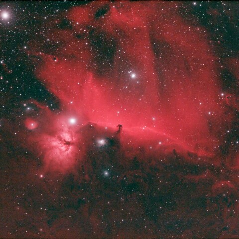 馬頭星雲　燃える木星雲