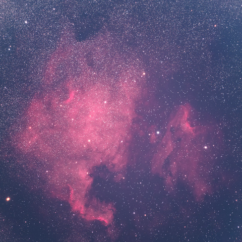 北アメリカ星雲とペリカン星雲