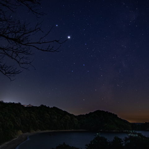 瀬戸内の木星と土星
