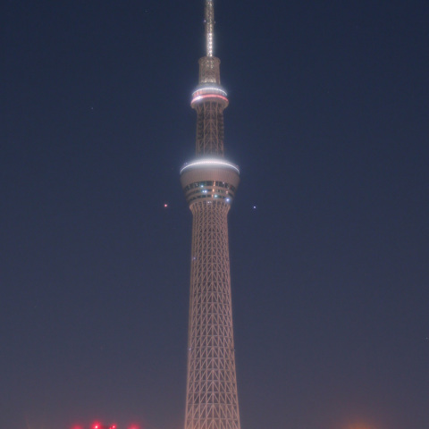 並び輝く、火星とスピカ