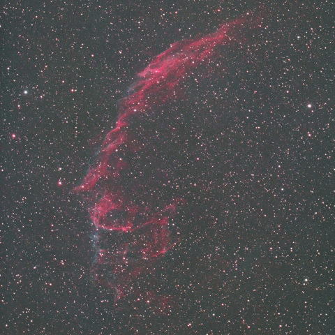 都内からの網状星雲（東側） NGC6992-5