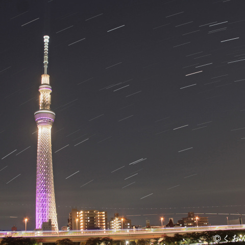 さそり座と『雅』の東京スカイツリー