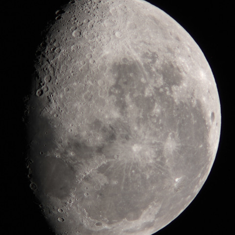 9月6日明け方の月