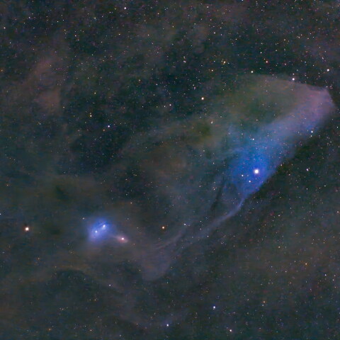 青い馬の首星雲