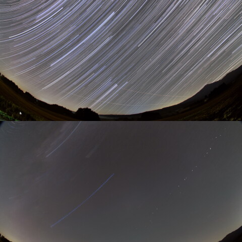 静止衛星群の可視化