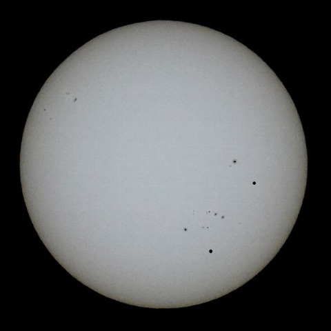 太陽面にオリオン座? 