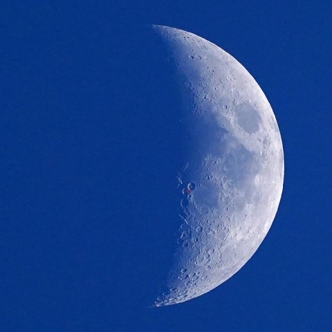 日本初の月着陸実証機「SLIM」の着陸地点(月齢5.4)