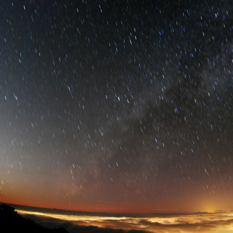 黄道光と天の川