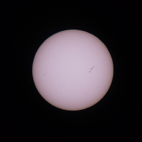 コンパクトデジカメによる太陽