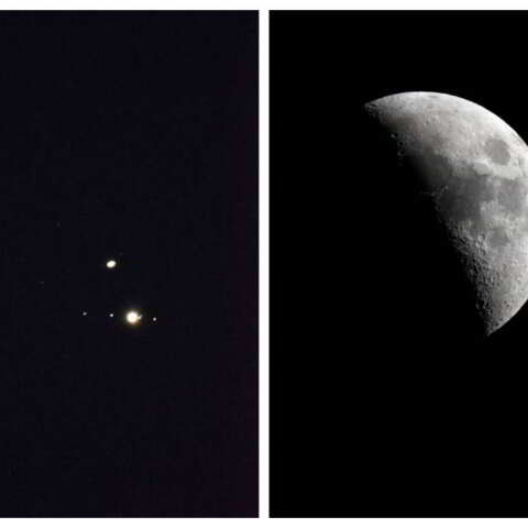 木星と土星の最接近　2020年12月21日