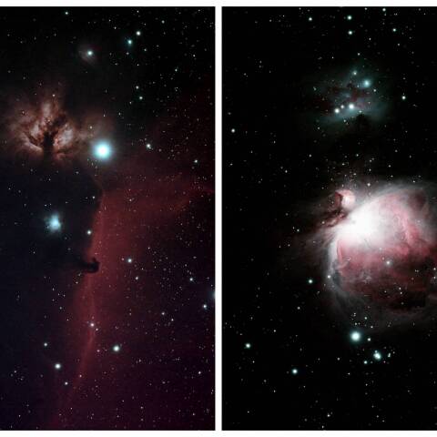 オリオン座の2星雲