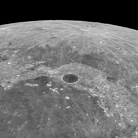 月面「氷の海」全景