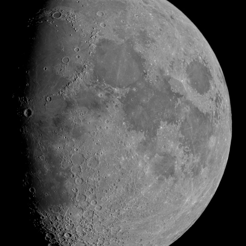 十日月(十日夜、月齢9.0)