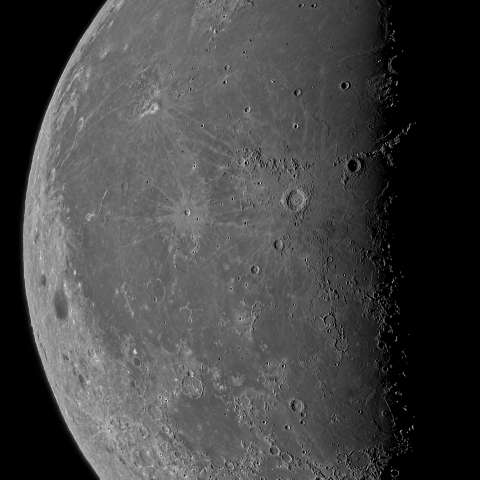 二十四日月(月齢23.0)・再画像処理