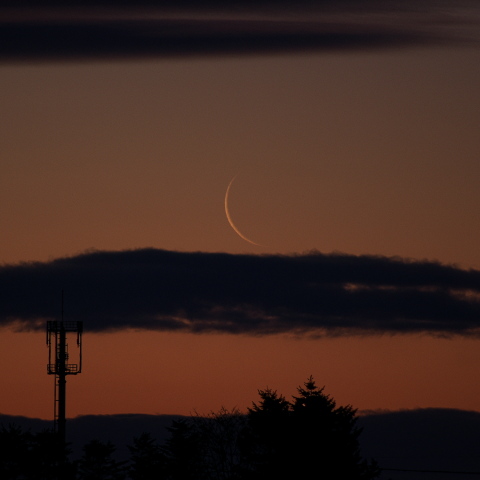 二十九日月(月齢27.9)