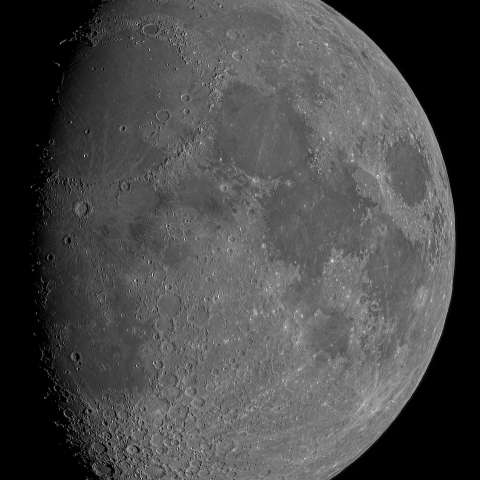 十一日月(月齢10.2)・再画像処理