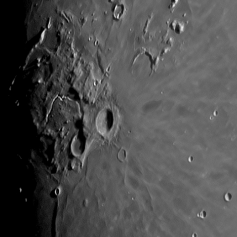 月面「アリスタルコス台地」附近