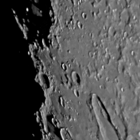 月面「シラーとシッカード」附近